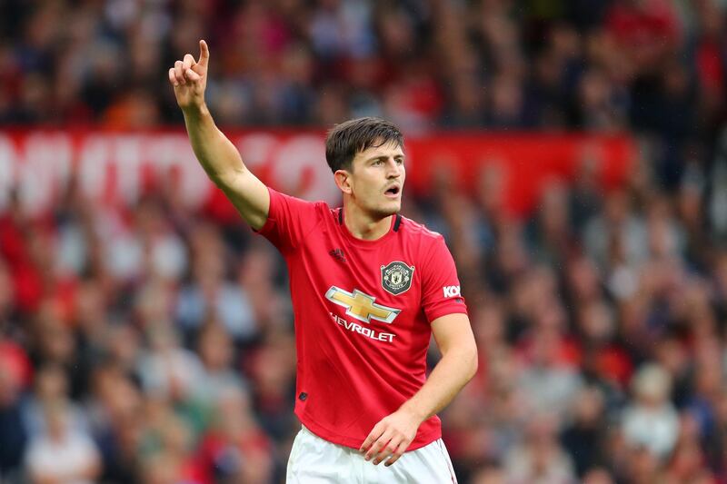It was a winning debut at Old Trafford for Harry Maguire