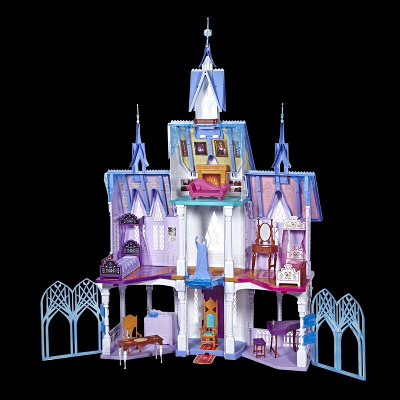Splurge: Frozen 2 Arendelle Castle Village, Dh1,299, Hasbro.
