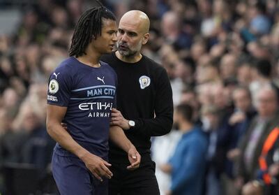 Nathan Ake says Pep Guardiola values a strong defence above all. EPA