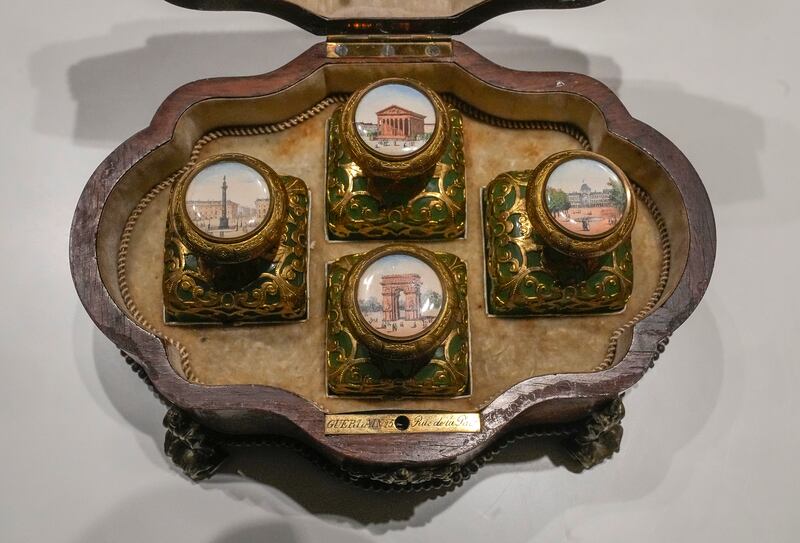 A Guerlain perfume box, dated before 1889