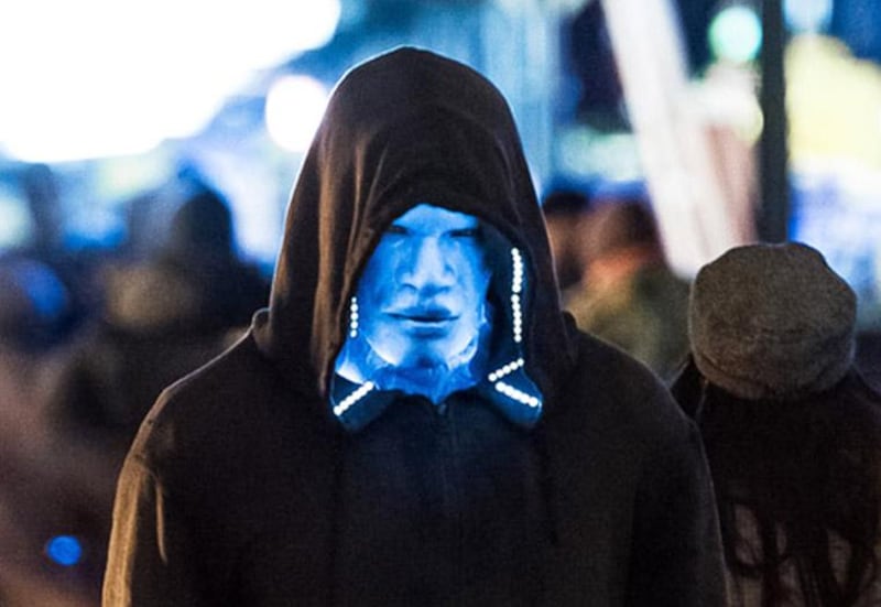 Jamie Foxx plays baddie Electro. Courtesy Marvel Enterprises
