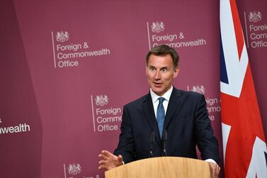 A parliamentary select committee report has said that the UK sanctions policy under Foreign Secretary Jeremy Hunt is unclear and incoherent.  Reuters