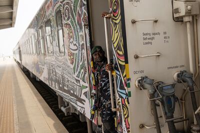 The train to Kaduna from the capital has been suspended because of the risk of attacks and kidnappings in the run up to the poll. AFP