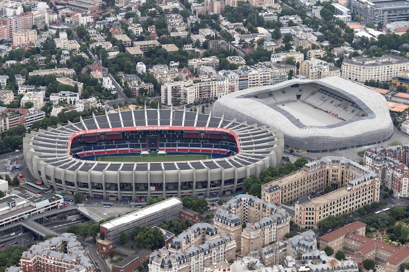 The Parc des Princes Stadium will host football matches at the 2024 Paris Olympics.  AFP