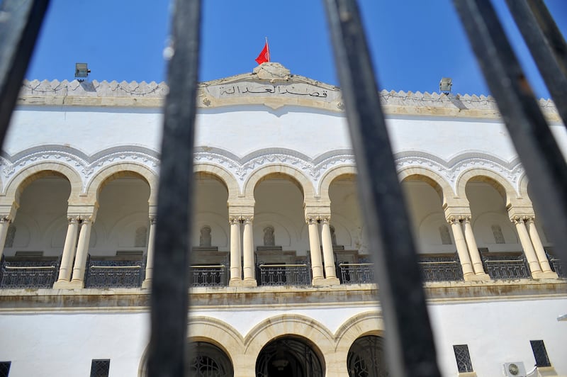 The Palace of Justice in Tunis. Bechir Akermi was detained in a wave of arrests across Tunisia last week. AP