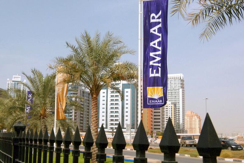 Potential buyers hoping to get their hands on 178 serviced apartments set to be built Emaar have to register online and receive a token before they can turn up at the company’s four sales centres on Friday. Randi Sokoloff / The National