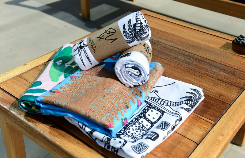 The colourful collection of eco-friendly towels


