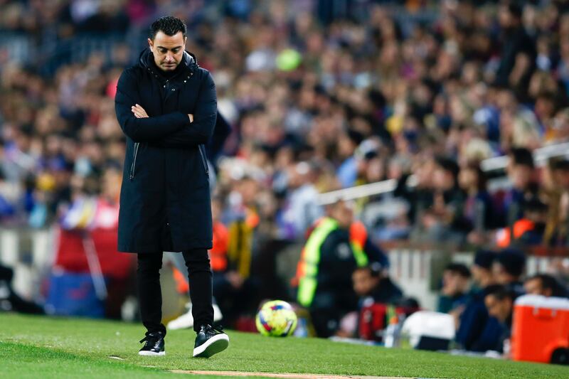Barcelona's head coach Xavi. EPA 