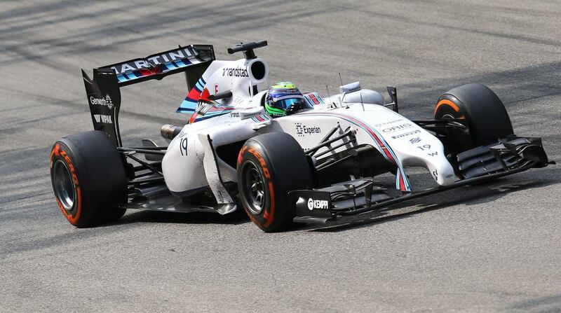 Felipe Massa of Williams is ninth in the driver's standings this year in Formula One. Alessandro Trovati / AP / September 7, 2014