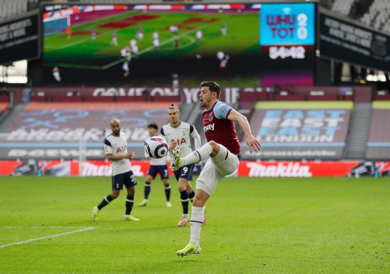 Aaron Cresswell - 7: Calm and composed in stubbing out a number of Spurs attacks. Lost Moura as Spurs halved the deficit, but it did not prove too damaging in the end. Reuters