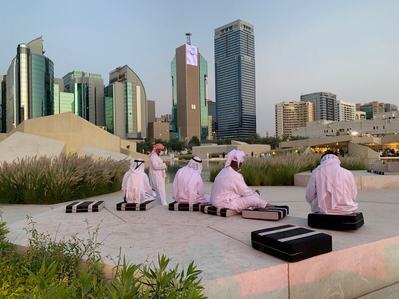 From historic cars to classic songs and crafts, the UAE’s Golden Jubilee was celebrated at one of the country's oldest structures, Qasr Al Hosn in Abu Dhabi. Cody Combs / The National