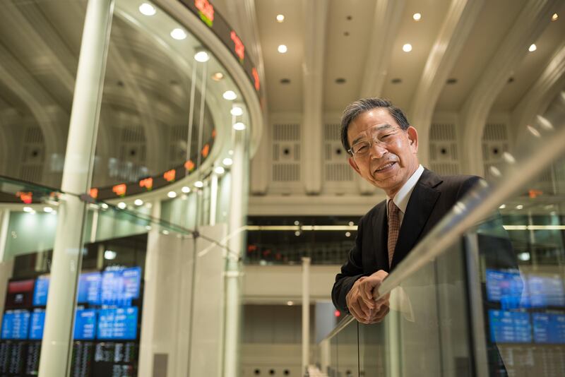 Akira Kiyota, chief executive officer of Japan Exchange Group Inc. (JPX), poses for a photograph at the Tokyo Stock Exchange (TSE) in Tokyo, Japan, on Wednesday, July 12, 2017. The Saudi Arabian Oil Company, or Saudi Aramco, is prepping to go public in a deal that will value the company at as much as 200 trillion yen ($1.78 trillion), Kiyota said.  While New York and London are considered top contenders of what is expected to be the biggest IPO in history, Tokyo is betting Saudi Aramco will list at least a portion of its shares in Asia to broaden its investor reach. Photographer: Akio Kon/Bloomberg