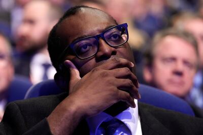 Britain's Chancellor of the Exchequer, Kwasi Kwarteng. AP 