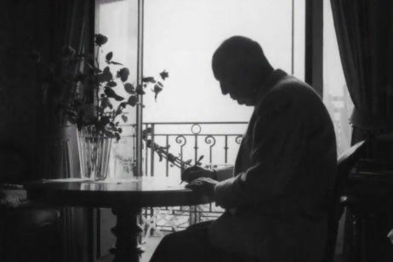 Vladimir Nabokov at the Montreux Palace Hotel in Switzerland in 1965. Horst Tappe / Hulton Archive / Getty Images