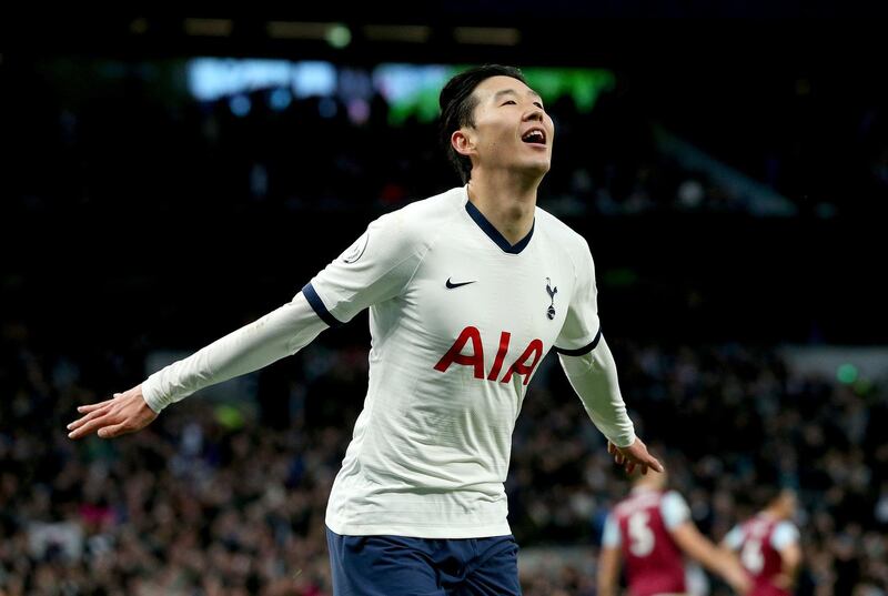 ATTACKERS: Son Heung-min – 9: Swept the board in Tottenham’s various player of the season awards, having accrued 18 goals and 12 assists across all competitions. And all that despite picking up one red card, a fractured arm, and completing his military service in South Korea during lockdown. PA