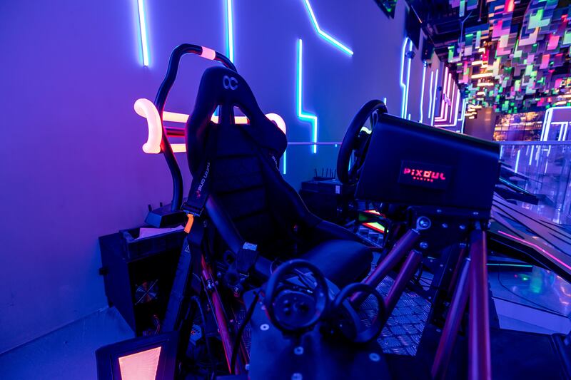 The state-of-the-art virtual reality and esports hub is located at Al Qana. 