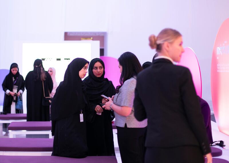 DUBAI, UNITED ARAB EMIRATES. 16 FEBRUARY 2020. 
Global Women’s Forum Dubai.
(Photo: Reem Mohammed/The National)

Reporter:
Section: