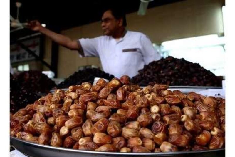 Dates are an excellent source of fibre.
