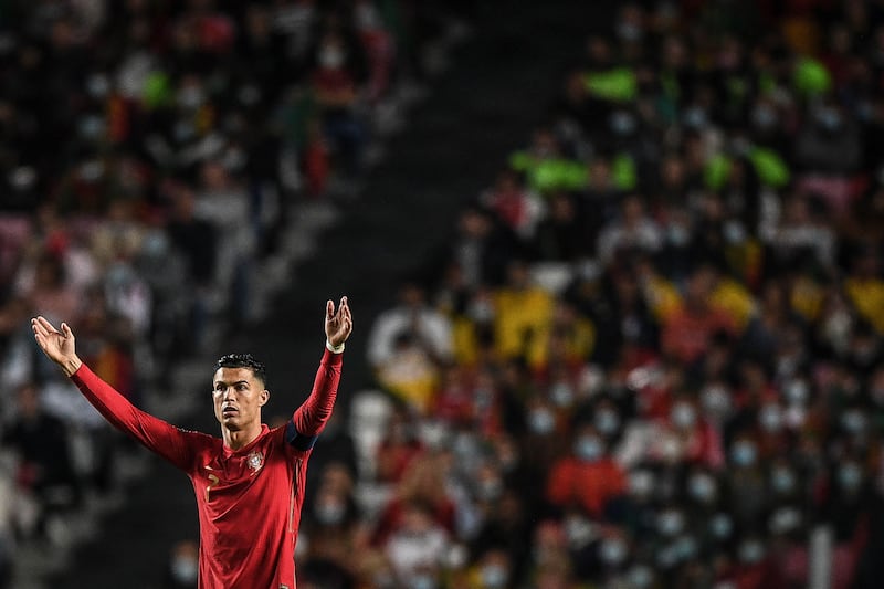 Portugal's forward Cristiano Ronaldo. AFP