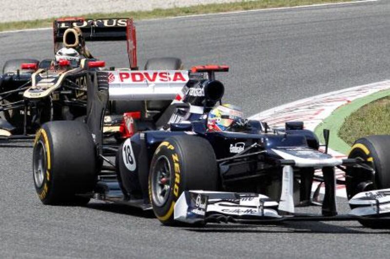 Paston Maldonado won his first grand prix. Reuters