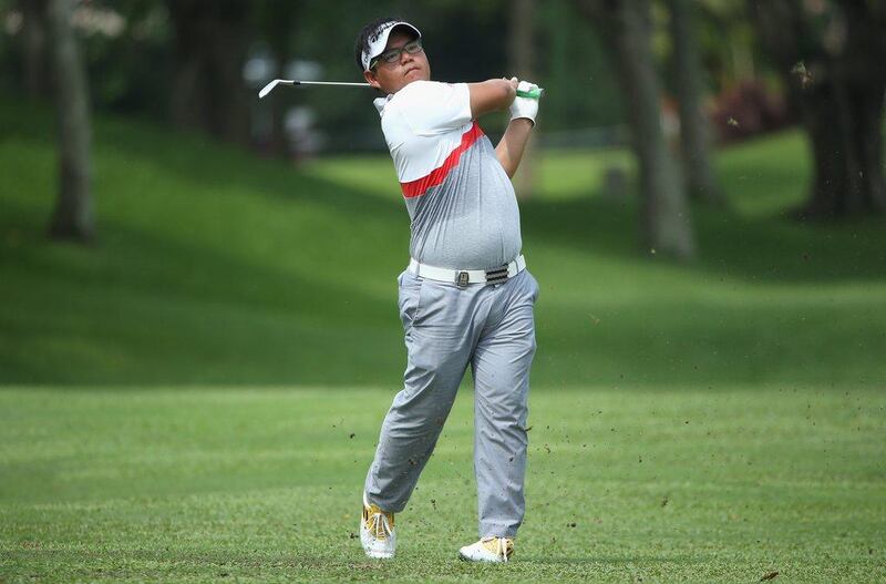 Panuphol Pittayarat of Thailand in action on Day 1 of The Championship at Laguna National held at Laguna National Golf & Country Club on Thursday in Singapore. Andrew Redington / Getty Images / May 1, 2014 