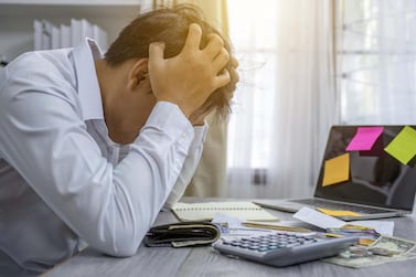 The effects that debt can have on mental heath include anxiety, depression, sleeplessness and relationship troubles. Experts agree the first step to tackling the issues are by opening up. Getty Images
