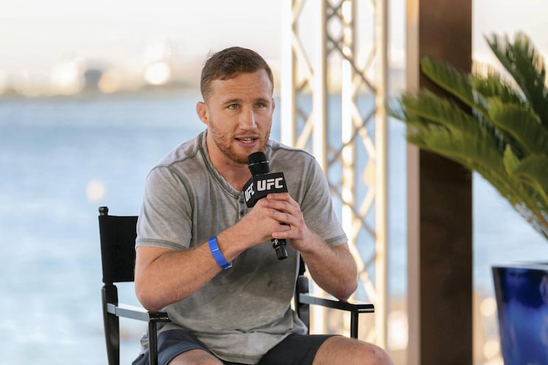 Justin Gaethje answers questions.