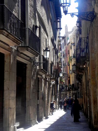 The Gothic Quarter of Barcelona, Spain. Pixabay