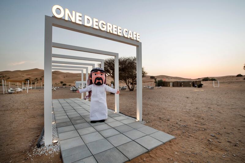 One Degree Cafe's winter pop-up is located on the Dubai-Sharjah border. Ruel Pableo for The National