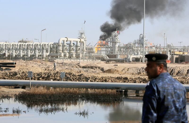 An oilfield operated by ExxonMobil in Basra, Iraq. Reuters