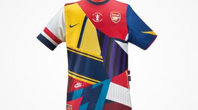 The Arsenal commemorative kit from 2014. Courtesy Nike.com