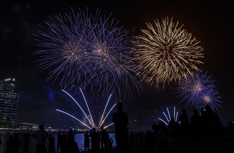 Catch a fireworks show at Dubai Festival City. EPA