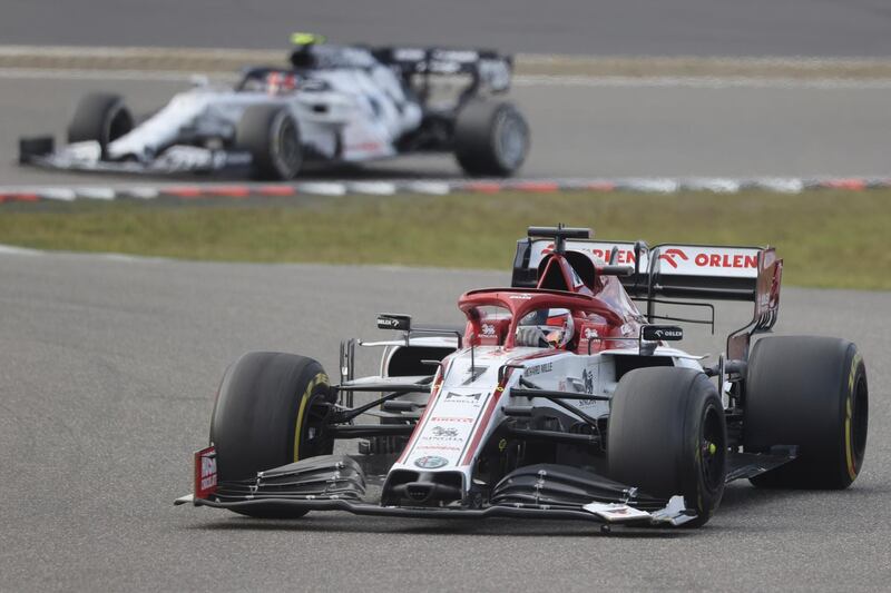 Finnish Formula One driver Kimi Raikkonen of Alfa Romeo Racing. EPA