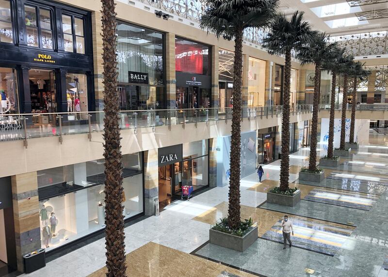 Dubai, United Arab Emirates - Reporter: N/A: Coronavirus / Covid-19. City Centre, Mirdif has partially reopened. Saturday, April 25th, 2020. Dubai. Chris Whiteoak / The National