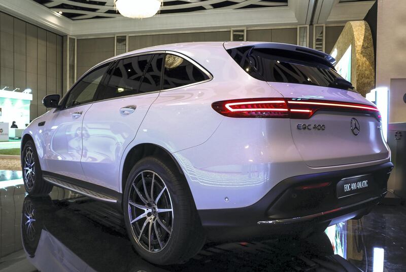 Abu Dhabi, U.A.E., November 7, 2018.  Mercedes EQC Launch.
Victor Besa / The National
Section:  Motoring
Reporter:  Adam Workman