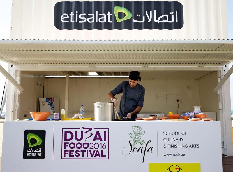 #10 – True or false: on the last weekend of February, the Dubai Food Festival included an Etisalat Beach Canteen. You could order a hamburger, and Etisalat would deliver it to you between 8am and 4pm the following Tuesday. Courtesy of Dubai Food Festival