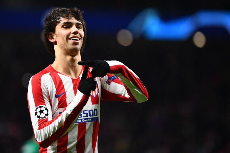 Atletico Madrid's Portuguese forward Joao Felix has joined Chelsea on loan for the rest of the season. AFP