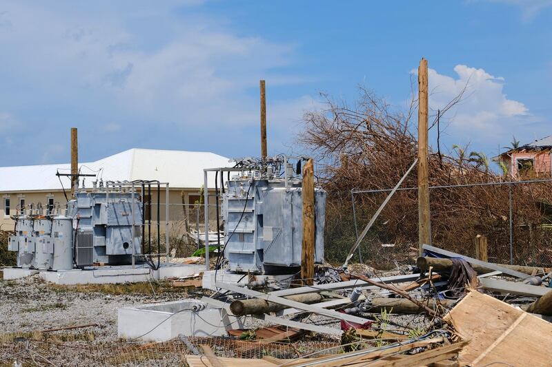 Damage in the aftermath of Hurricane Dorian on the Great Abaco island town of Marsh Harbour, Bahamas.  Reuters