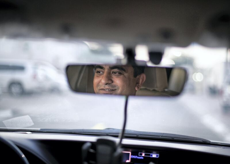 DUBAI, UNITED ARAB EMIRATES. 15 OCTOBER 2019. 
Syed Mohammed from Pakistan has been in the UAE since he was  three years old. He now works as a Careem driver. On his time off, he enjoys a swim and a walk at the beaches here.

(Photo: Reem Mohammed/The National)

Reporter: ANNA ZACHARIAS
Section: NA
