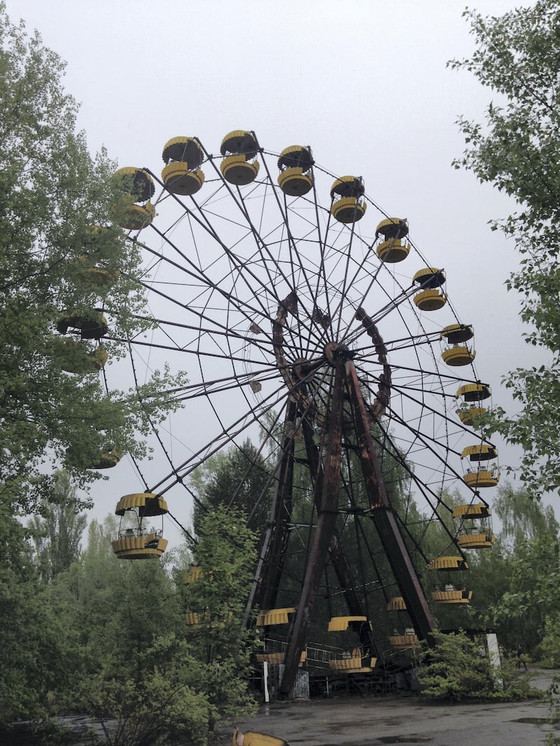 Pripyat was once home to nearly 50,000 people; the city has been left to rot as Ukraine’s government still forbids people from living there.