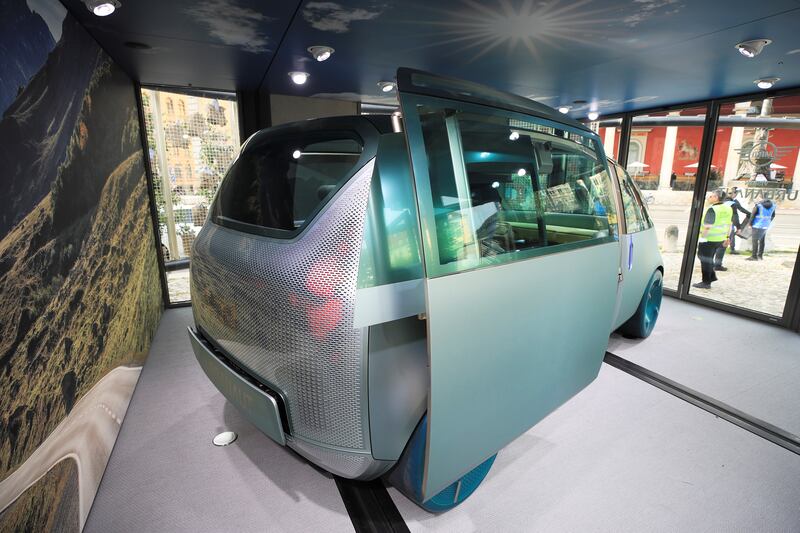 The Mini Vision Urbanaut concept car. Reuters