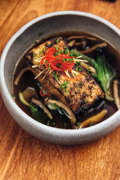 The caramel black cod is chef-recommended. Courtesy Indochine 