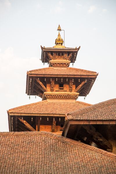 Taleju temple, Patan. This temple honours the female royal diety, Taleju Bhawani. Photo: Stuart Butler