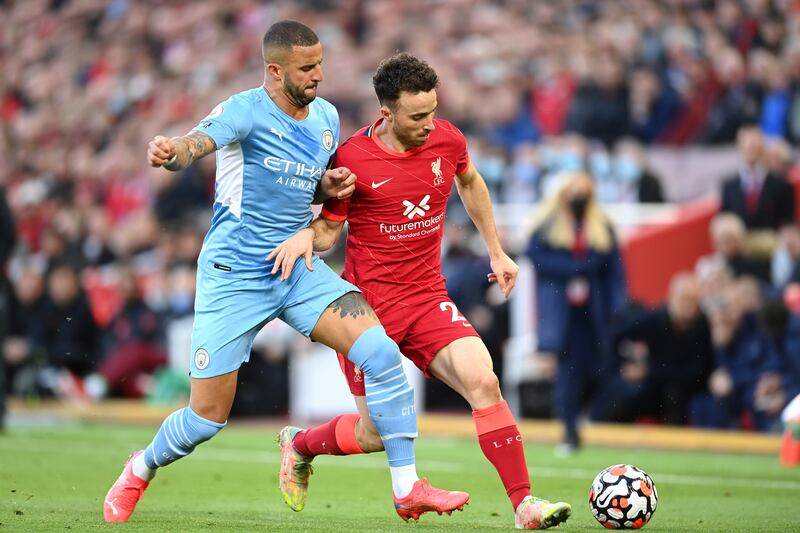 Kyle Walker - 6. The Englishman kept a tight rein on Mane, whose goal came on the other side. He was good on the ball going forward, too. Getty Images