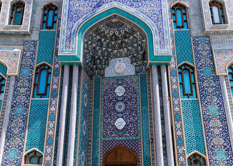 DUBAI, UNITED ARAB EMIRATES.  1 MARCH 2021. 
Ali Ibn Abi Talib Mosque on Ali Bin Abi Taleb Street in Bur Dubai.
Photo: Reem Mohammed / The National
Reporter: Kelly