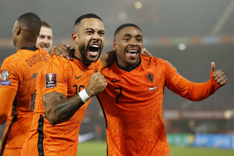 November 16, 2021. Netherlands 2 (Bergwijn 84', Depay 90+1') Norway 0: Two late goals from Steven Bergwijn and Memphis Depay sealed the Dutch a place in Qatar after a drab game with neither team prepared to take too many attacking risks. "It's actually been a fantastic week because we got to know each other in lows, but also in highs," said Van Gaal. "I really think they executed the plan brilliantly today." EPA
