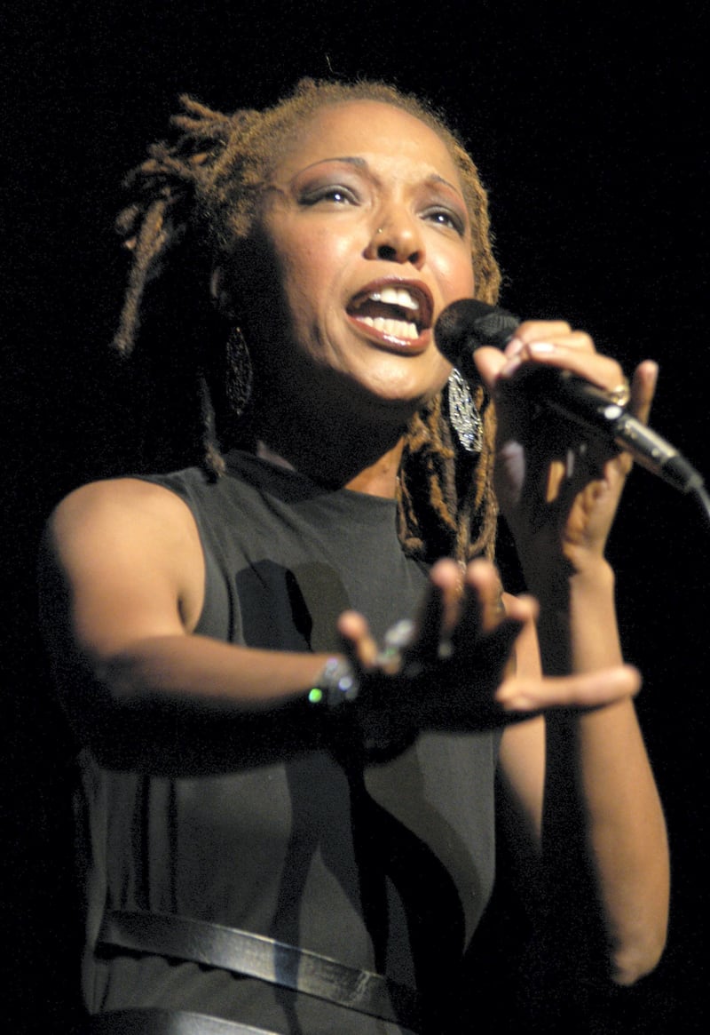 Simone (The daughter of Nina Simone) during 3rd Annual "A Great Night in Harlem" Benefit Concert at The Apollo Theatre in New York City, New York, United States. (Photo by Stephen Lovekin/FilmMagic)