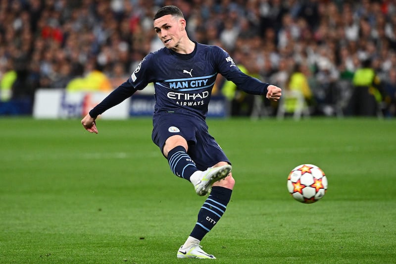 Phil Foden - 8: Lovely control on his chest followed by volley from edge of area forced Courtois into excellent save late in first half. Had header saved by Belgian keeper at end of first period of extra-time. AFP