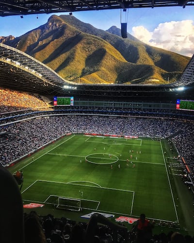 A general view of Monterrey's BBVA Bancomer arena. Instagram / aahmm