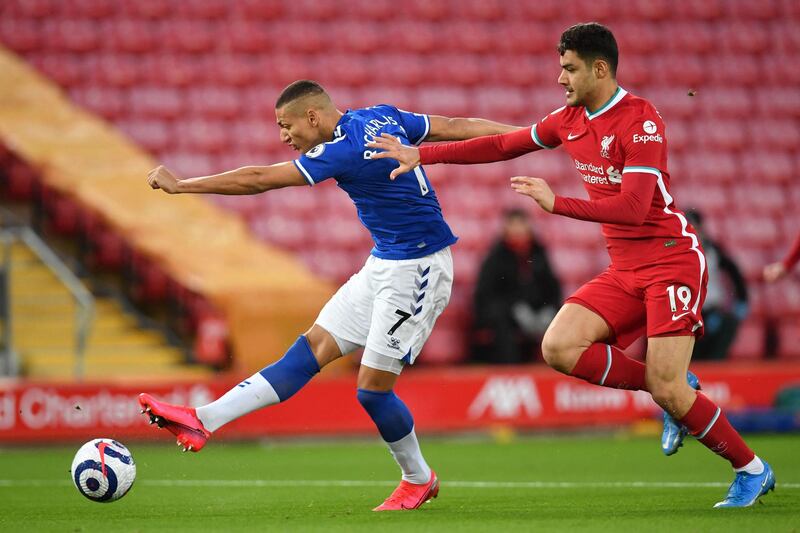Richarlison, 8 - The Brazilian produced a great run and a clinical finish for the opening goal and played the ball through for Calvert-Lewin to earn the penalty. Taken off for Iwobi with four minutes to go after giving everything for the team